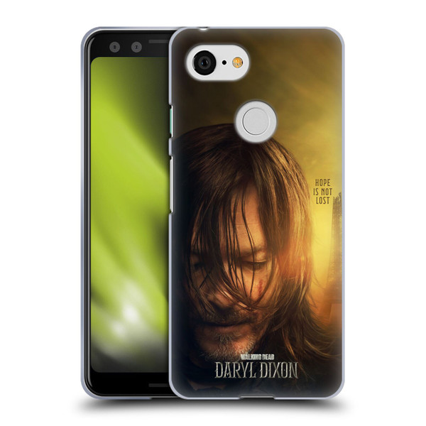 The Walking Dead: Daryl Dixon Key Art Full Face Soft Gel Case for Google Pixel 3