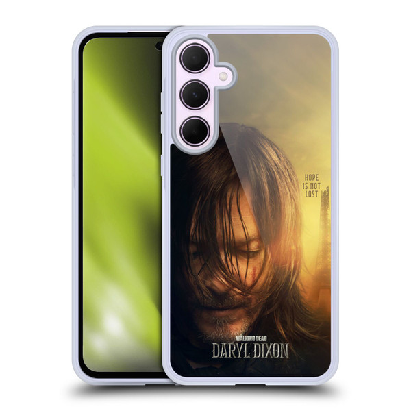 The Walking Dead: Daryl Dixon Key Art Full Face Soft Gel Case for Samsung Galaxy A35 5G