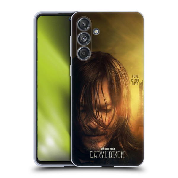 The Walking Dead: Daryl Dixon Key Art Full Face Soft Gel Case for Samsung Galaxy M55 5G