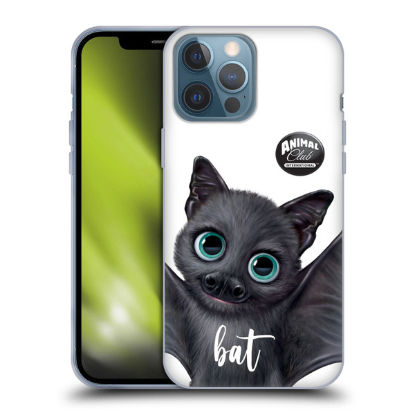 Animal Club International Faces Bat Soft Gel Case for Apple iPhone 13 Pro Max & MagSafe