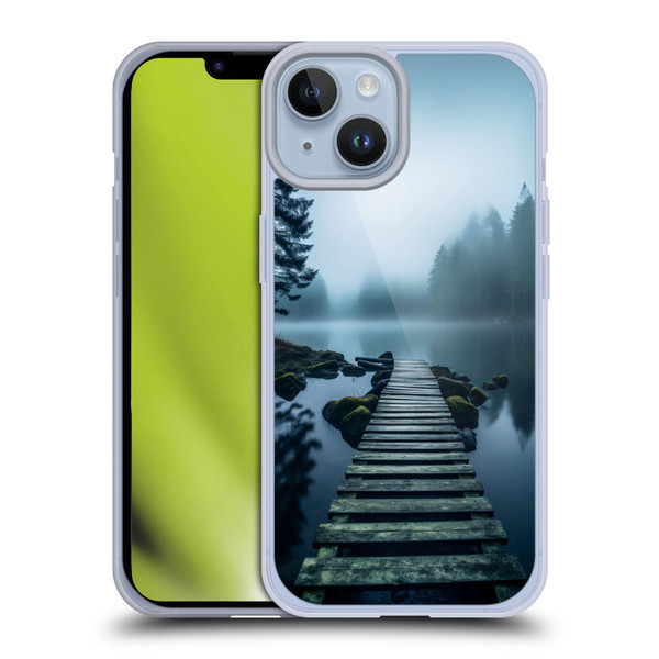 Haroulita Sceneries Dreaming Lake Pathway Soft Gel Case for Apple iPhone 14