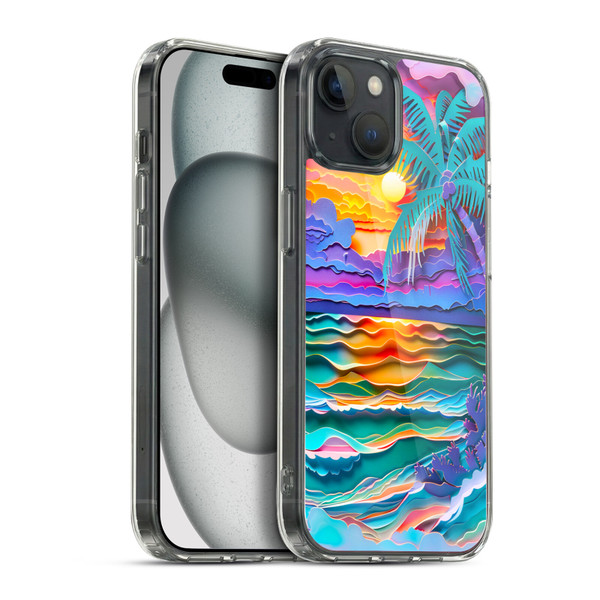 Haroulita Sceneries Sunset Soft Gel Case for Apple iPhone 15 Plus & MagSafe