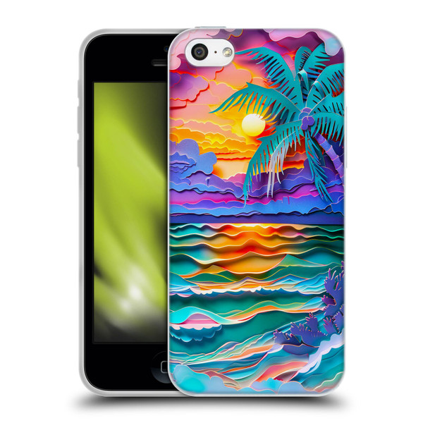 Haroulita Sceneries Sunset Soft Gel Case for Apple iPhone 5c