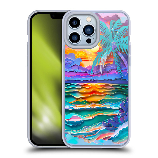 Haroulita Sceneries Sunset Soft Gel Case for Apple iPhone 13 Pro Max