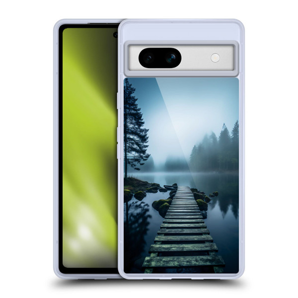 Haroulita Sceneries Dreaming Lake Pathway Soft Gel Case for Google Pixel 7a