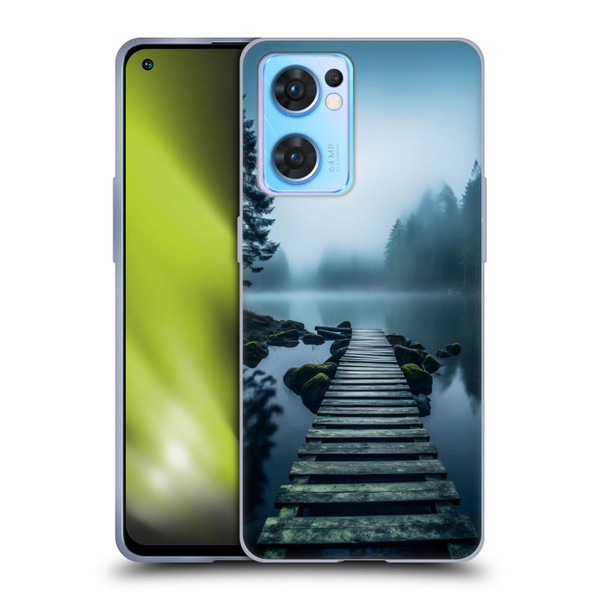 Haroulita Sceneries Dreaming Lake Pathway Soft Gel Case for OPPO Reno7 5G / Find X5 Lite