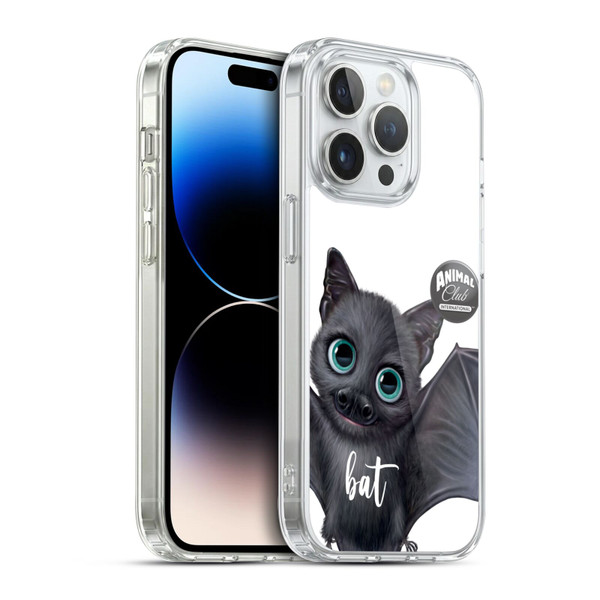 Animal Club International Faces Bat Soft Gel Case for Apple iPhone 14 Pro & MagSafe