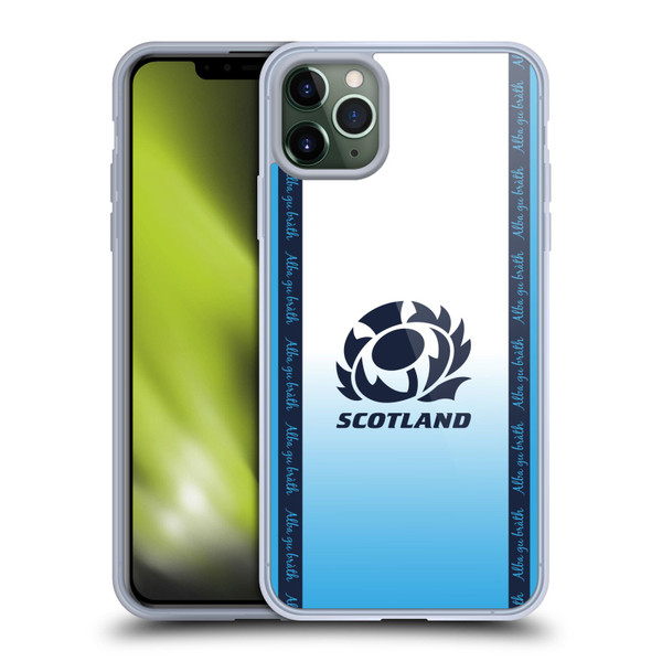 Scotland Rugby 2024/25 Crest Kit Away Soft Gel Case for Apple iPhone 11 Pro Max