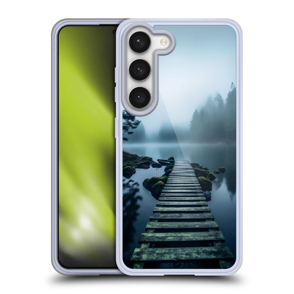 Haroulita Sceneries Dreaming Lake Pathway Soft Gel Case for Samsung Galaxy S23 5G