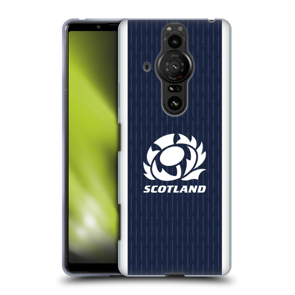 Scotland Rugby 2024/25 Crest Kit Home Soft Gel Case for Sony Xperia Pro-I