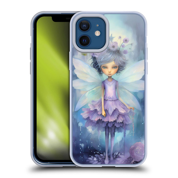 Haroulita Whimsical Purple Hair Fairy Soft Gel Case for Apple iPhone 12 / iPhone 12 Pro