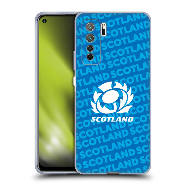 Scotland Rugby Graphics Logo Blue Soft Gel Case for Huawei Nova 7 SE/P40 Lite 5G
