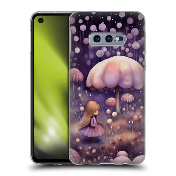 Haroulita Whimsical Girl And Mushroom Soft Gel Case for Samsung Galaxy S10e