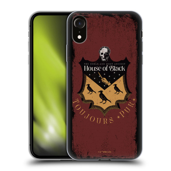 Harry Potter Dementors Kiss House Of Black Soft Gel Case for Apple iPhone XR