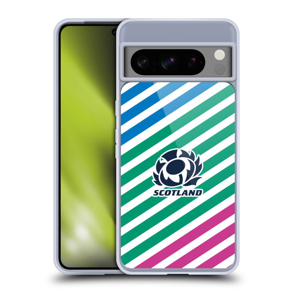 Scotland Rugby Graphics Lines Soft Gel Case for Google Pixel 8 Pro