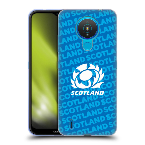 Scotland Rugby Graphics Logo Blue Soft Gel Case for Nokia 1.4