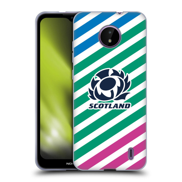 Scotland Rugby Graphics Lines Soft Gel Case for Nokia C10 / C20