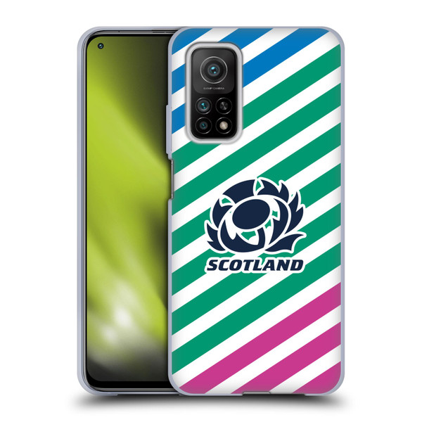 Scotland Rugby Graphics Lines Soft Gel Case for Xiaomi Mi 10T 5G