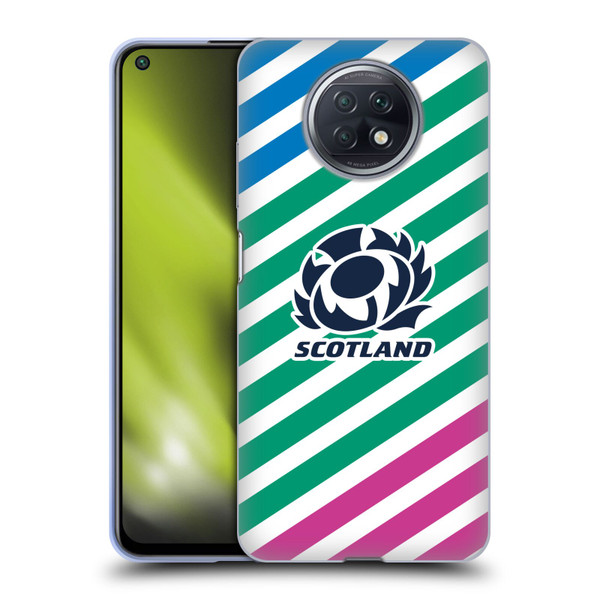 Scotland Rugby Graphics Lines Soft Gel Case for Xiaomi Redmi Note 9T 5G