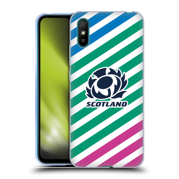 Scotland Rugby Graphics Lines Soft Gel Case for Xiaomi Redmi 9A / Redmi 9AT