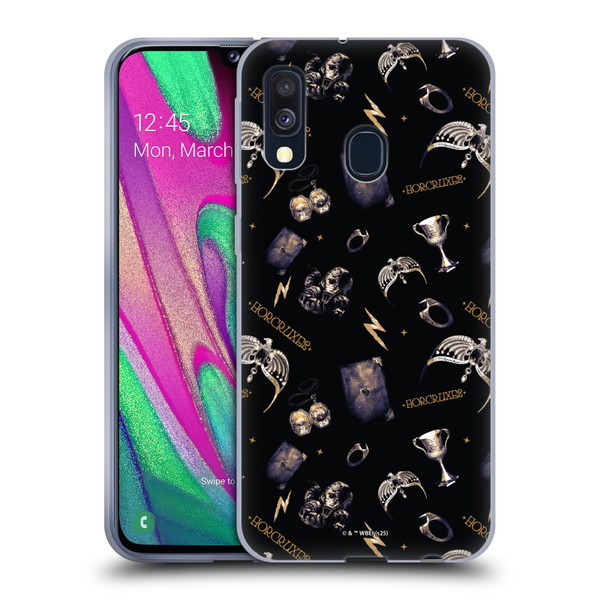 Harry Potter Dementors Kiss Horcruxes Pattern Soft Gel Case for Samsung Galaxy A40 (2019)