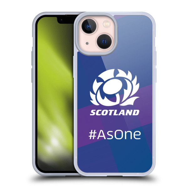 Scotland Rugby Logo 2 As One Soft Gel Case for Apple iPhone 13 Mini