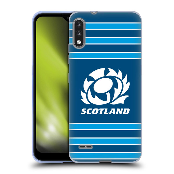 Scotland Rugby Logo 2 Stripes Soft Gel Case for LG K22