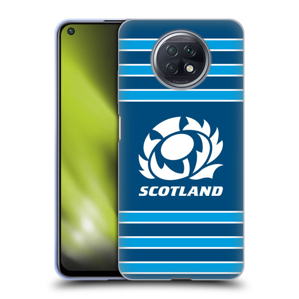 Scotland Rugby Logo 2 Stripes Soft Gel Case for Xiaomi Redmi Note 9T 5G