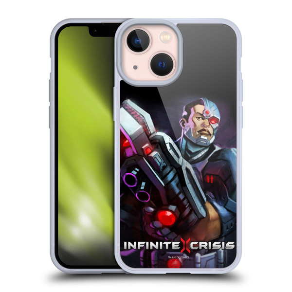 Infinite Crisis Characters Cyborg Soft Gel Case for Apple iPhone 13 Mini