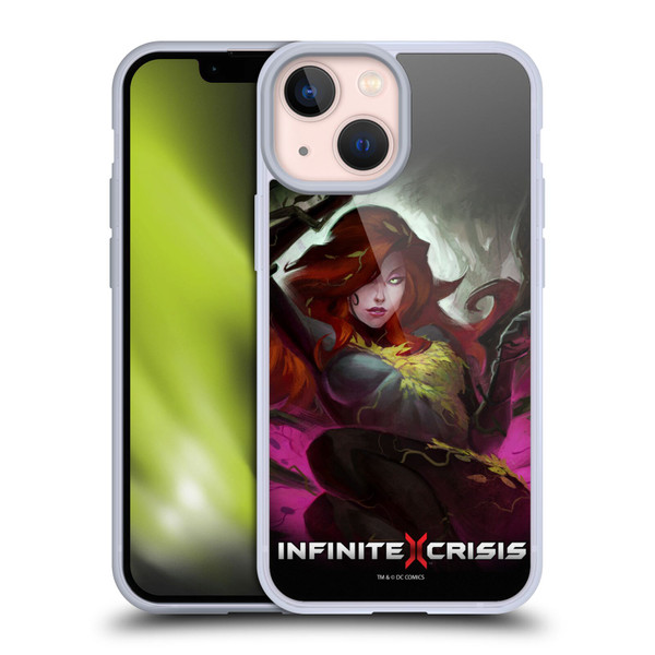 Infinite Crisis Characters Poison Ivy Soft Gel Case for Apple iPhone 13 Mini