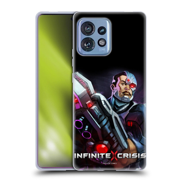 Infinite Crisis Characters Cyborg Soft Gel Case for Motorola Moto Edge 40 Pro
