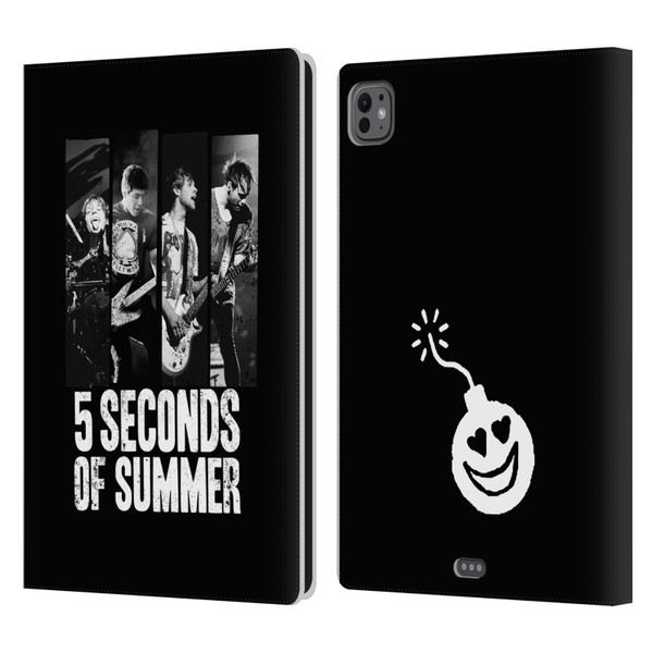 5 Seconds of Summer Posters Strips Leather Book Wallet Case Cover For Apple iPad Pro 11 M4 2024