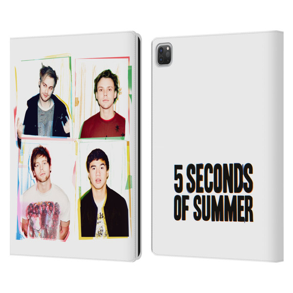 5 Seconds of Summer Posters Polaroid Leather Book Wallet Case Cover For Apple iPad Pro 13 M4 2024