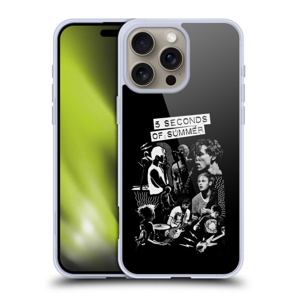 5 Seconds of Summer Posters Punkzine Soft Gel Case for Apple iPhone 16 Pro Max