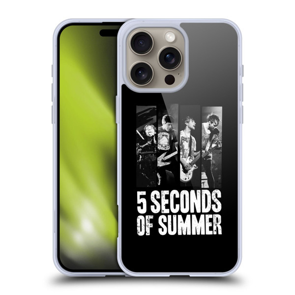 5 Seconds of Summer Posters Strips Soft Gel Case for Apple iPhone 16 Pro Max