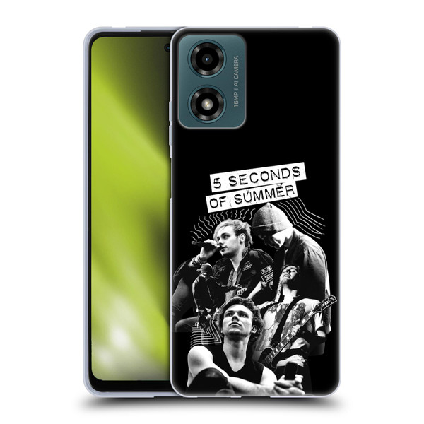 5 Seconds of Summer Posters Punkzine 2 Soft Gel Case for Motorola Moto G04/G04s/G24 4G