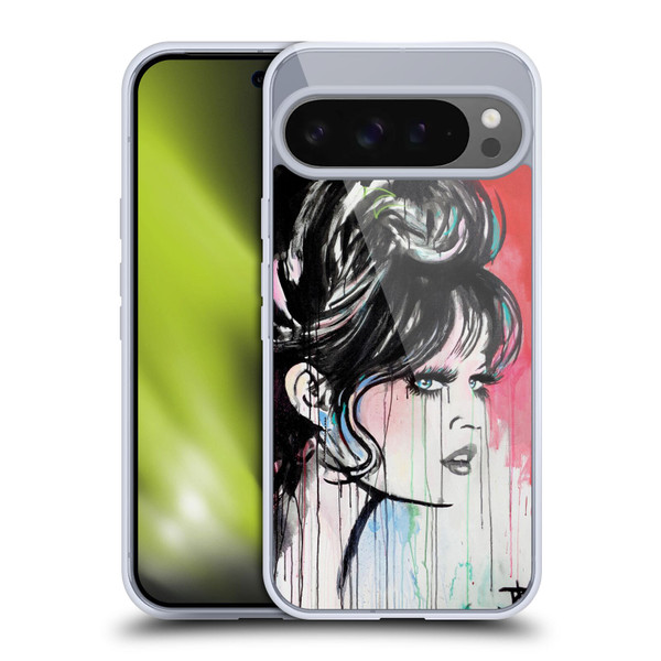 LouiJoverArt Red Ink God Created Woman Soft Gel Case for Google Pixel 9 Pro XL
