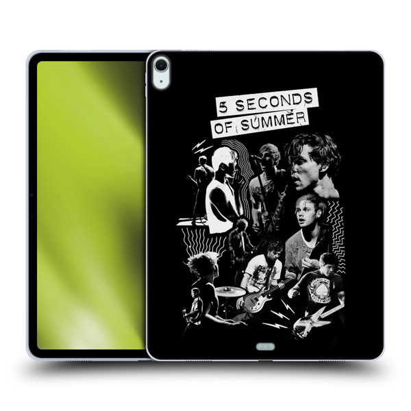 5 Seconds of Summer Posters Punkzine Soft Gel Case for Apple iPad Air 13 2024