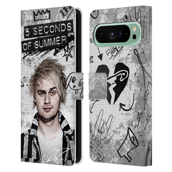 5 Seconds of Summer Solos Vandal Mikey Leather Book Wallet Case Cover For Google Pixel 9 Pro XL