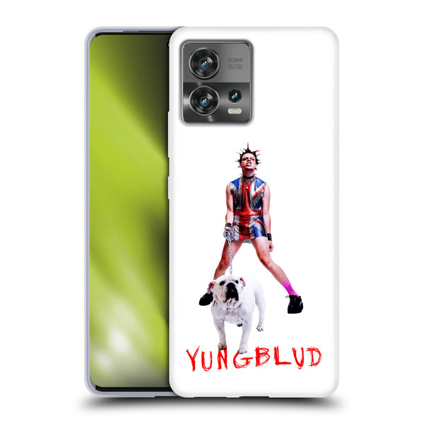 Yungblud Graphics Strawberry Lipstick Soft Gel Case for Motorola Moto Edge 30 Fusion