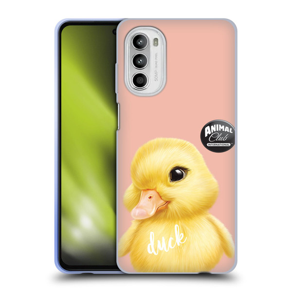 Animal Club International Faces Duck Soft Gel Case for Motorola Moto G52