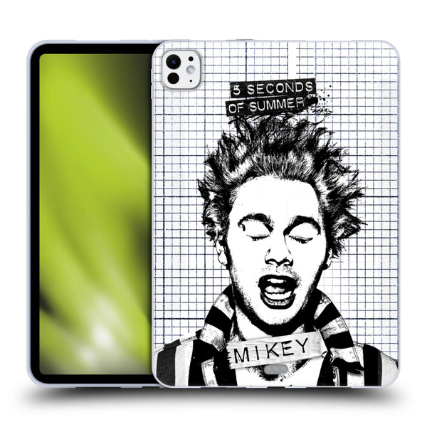 5 Seconds of Summer Solos Grained Mikey Soft Gel Case for Apple iPad Pro 11 M4 2024