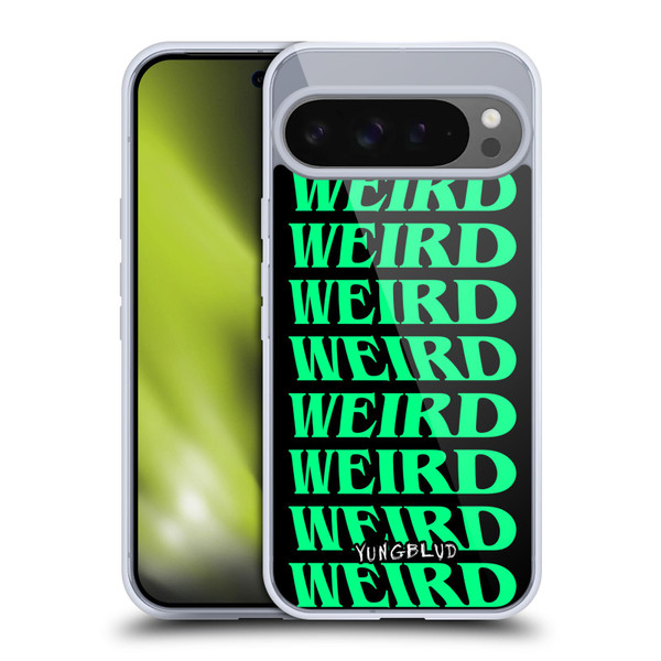 Yungblud Graphics Weird! Text Soft Gel Case for Google Pixel 9 Pro XL