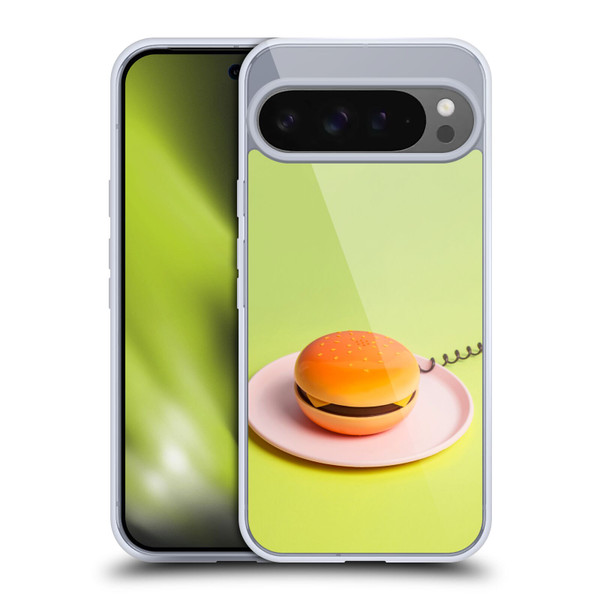 Pepino De Mar Foods Burger Soft Gel Case for Google Pixel 9 Pro XL