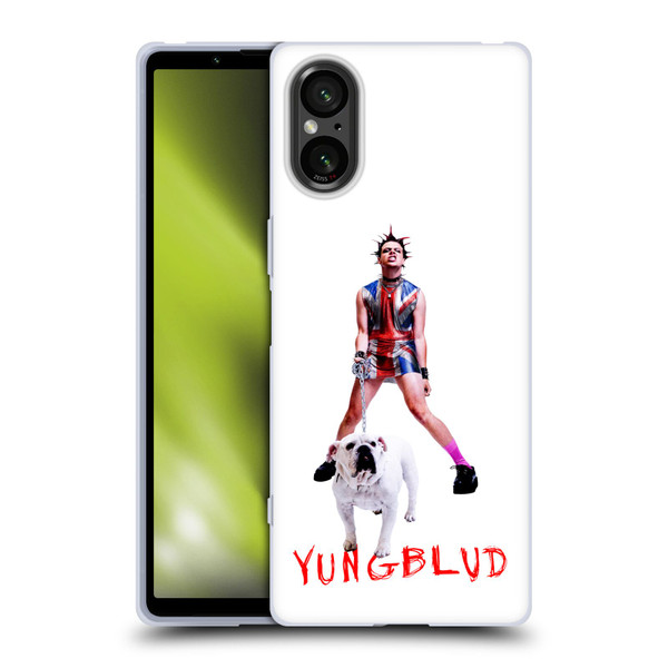 Yungblud Graphics Strawberry Lipstick Soft Gel Case for Sony Xperia 5 V 5G