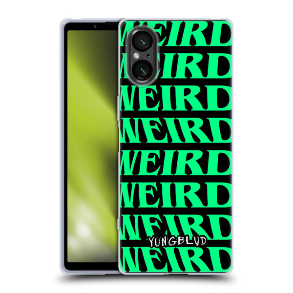 Yungblud Graphics Weird! Text Soft Gel Case for Sony Xperia 5 V 5G