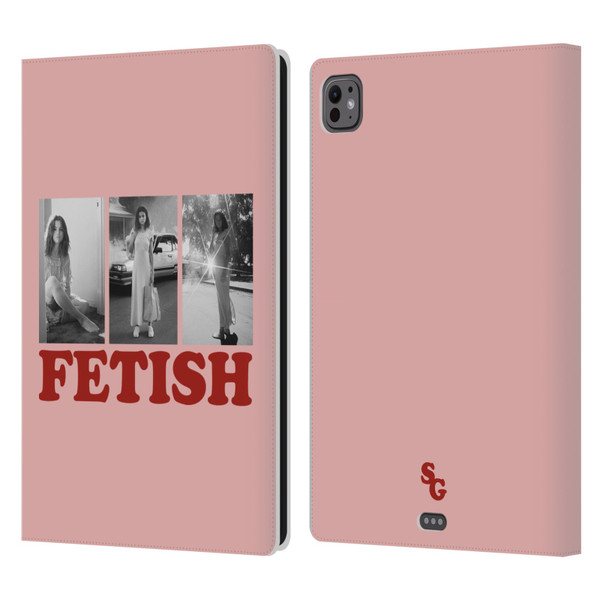Selena Gomez Fetish Black & White Album Photos Leather Book Wallet Case Cover For Apple iPad Pro 11 M4 2024