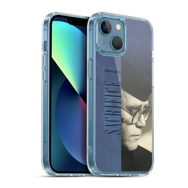Elton John Artwork Sacrifice Single Soft Gel Case for Apple iPhone 13 Mini & MagSafe