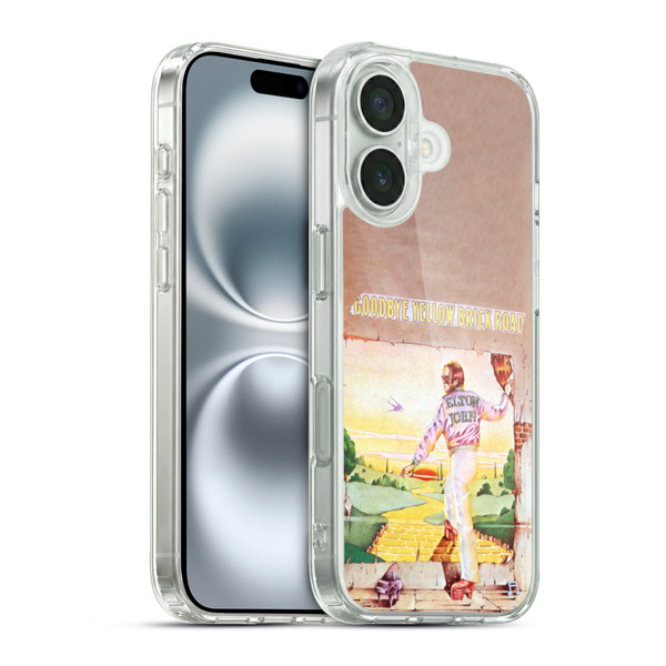 Elton John Artwork GBYR Album Soft Gel Case for Apple iPhone 16 & MagSafe