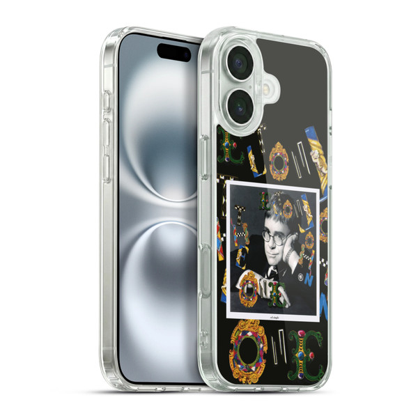 Elton John Artwork The One Single Soft Gel Case for Apple iPhone 16 Plus & MagSafe